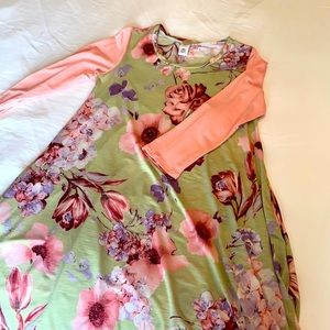 Floral swing dress with pockets